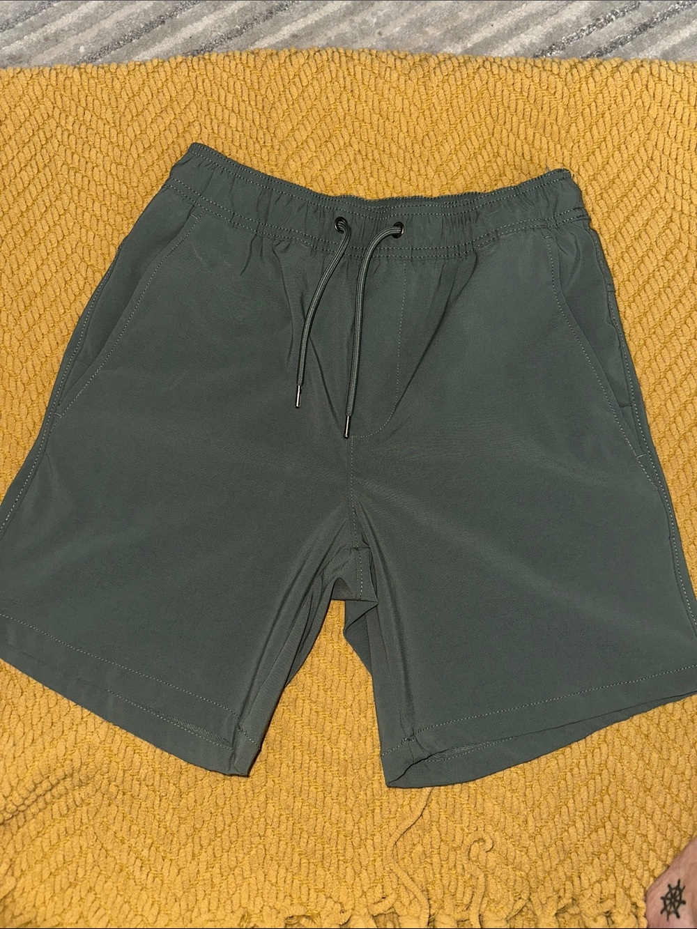 Men’s Drawstring Performance Shorts - Slate Green